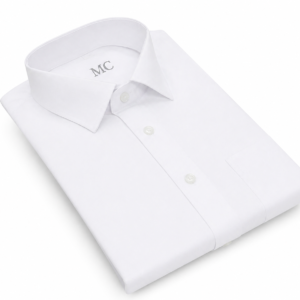 Cotton Men Solid White Half Sleeve Shirt – Premium Casual & Formal Wear, Regular Fit,